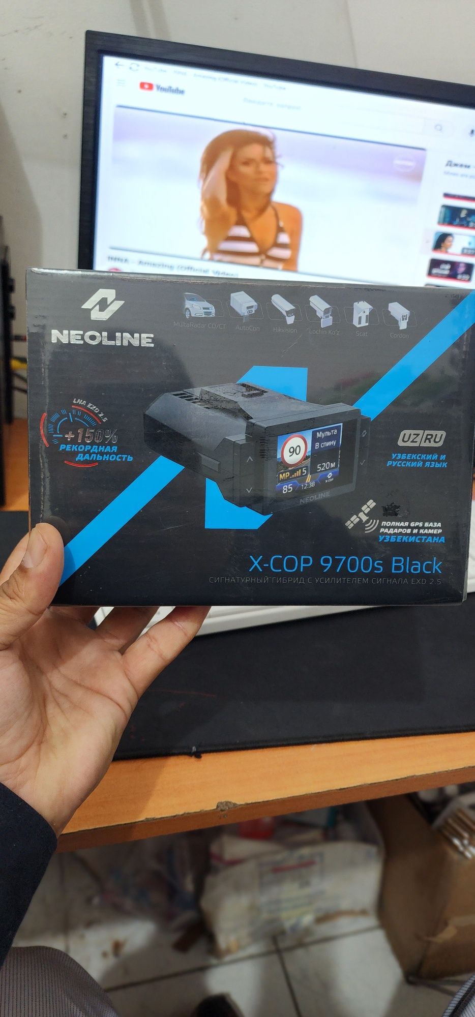 Neoline Xcop 9700s black o'dari radar antradar dostafka web 24/7
