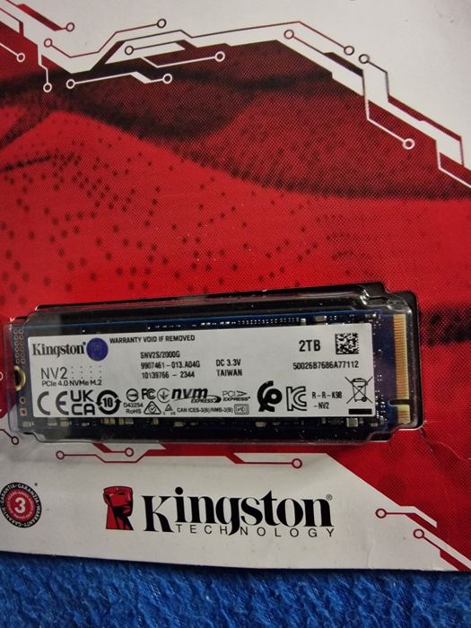 Ssd NV 2 PCle 4.0 NVMe M.2