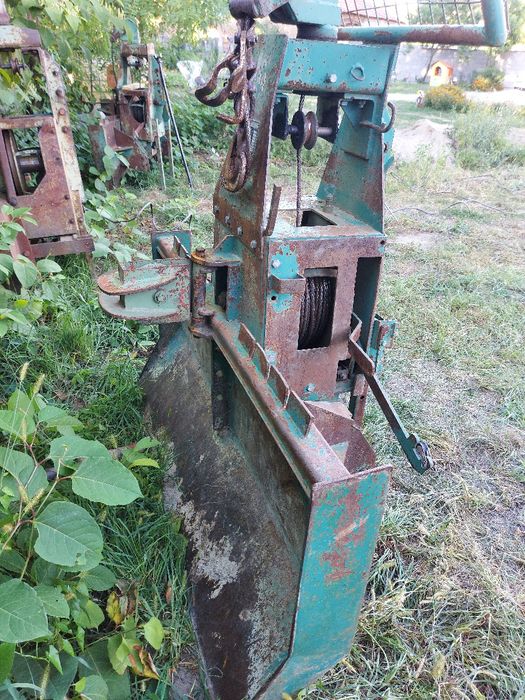 Troliu forestier KRASSER in tiranti 5 tone 2 reductoare ca nou