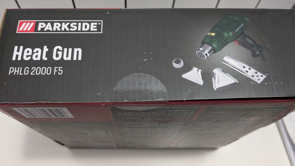 Пистолет за горещ въздух (неотварян) Parkside PHLG 2000 F5, 2000 W