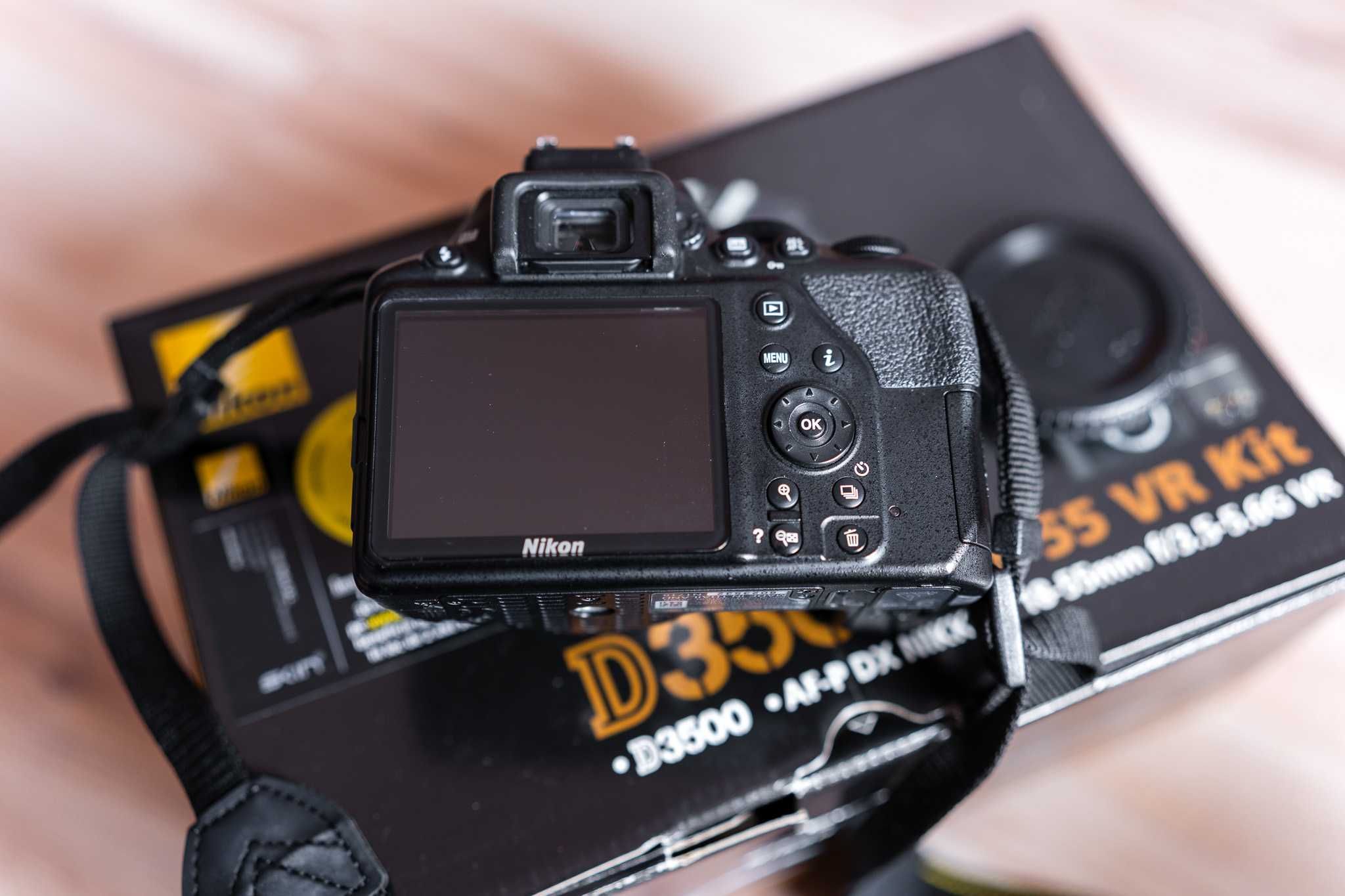 Aparat foto Nikon D3500, 24.2MP + Kit + Obiectiv NIKKOR 50mm  f/1.8G