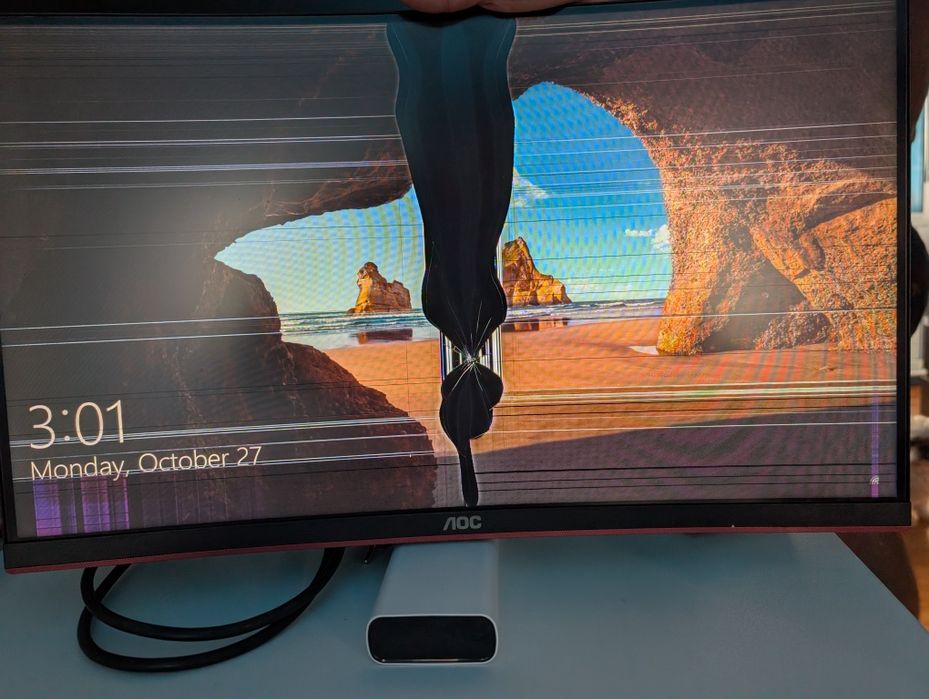 Monitor AOC C24G1 144hz defect