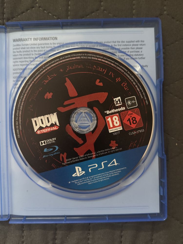 Doom Eternal PS4 Playstation 4