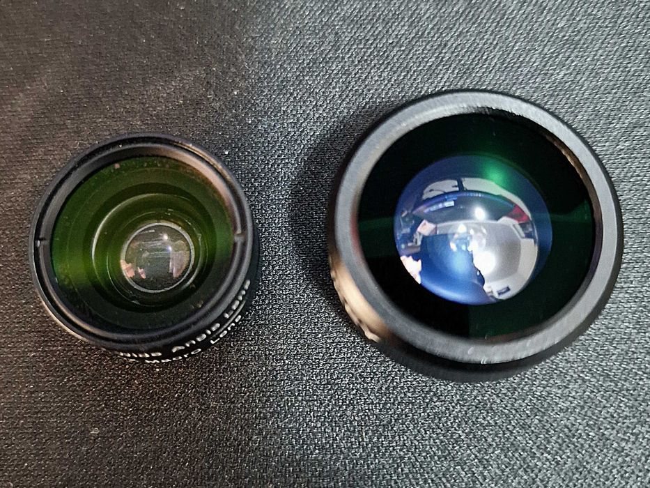 AUKEY set 2 obiective pentru telefon: Fisheye și Wide & Macro