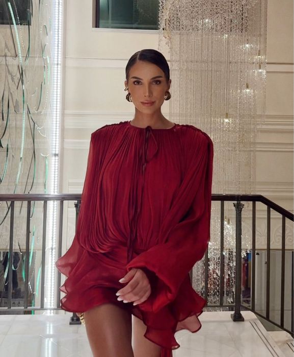 Ефирна рокля с панталонки размери от XS-L