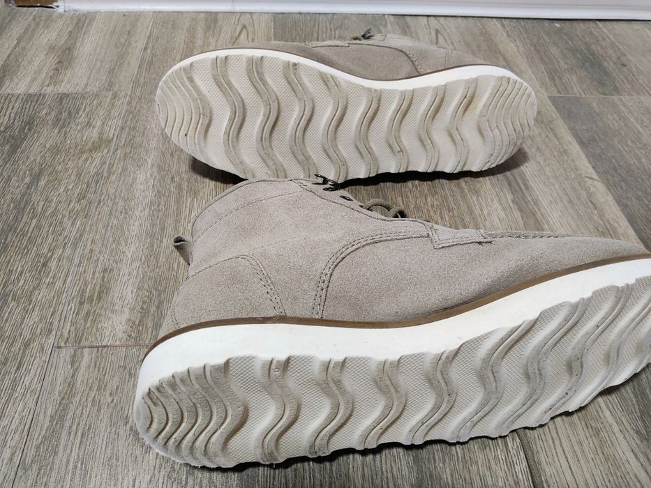 Ghete moc toe  piele intoarsa