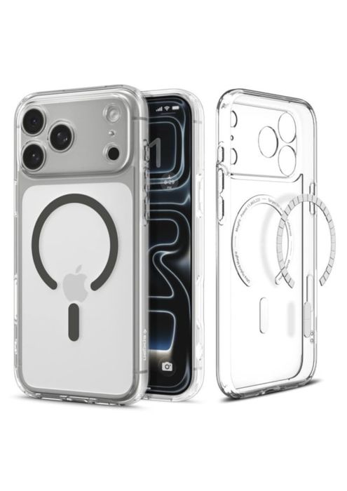 Iphone 17 17 AIR 17 PRO 17 PRO MAX Husa Silicon Magsafe Black Cercle