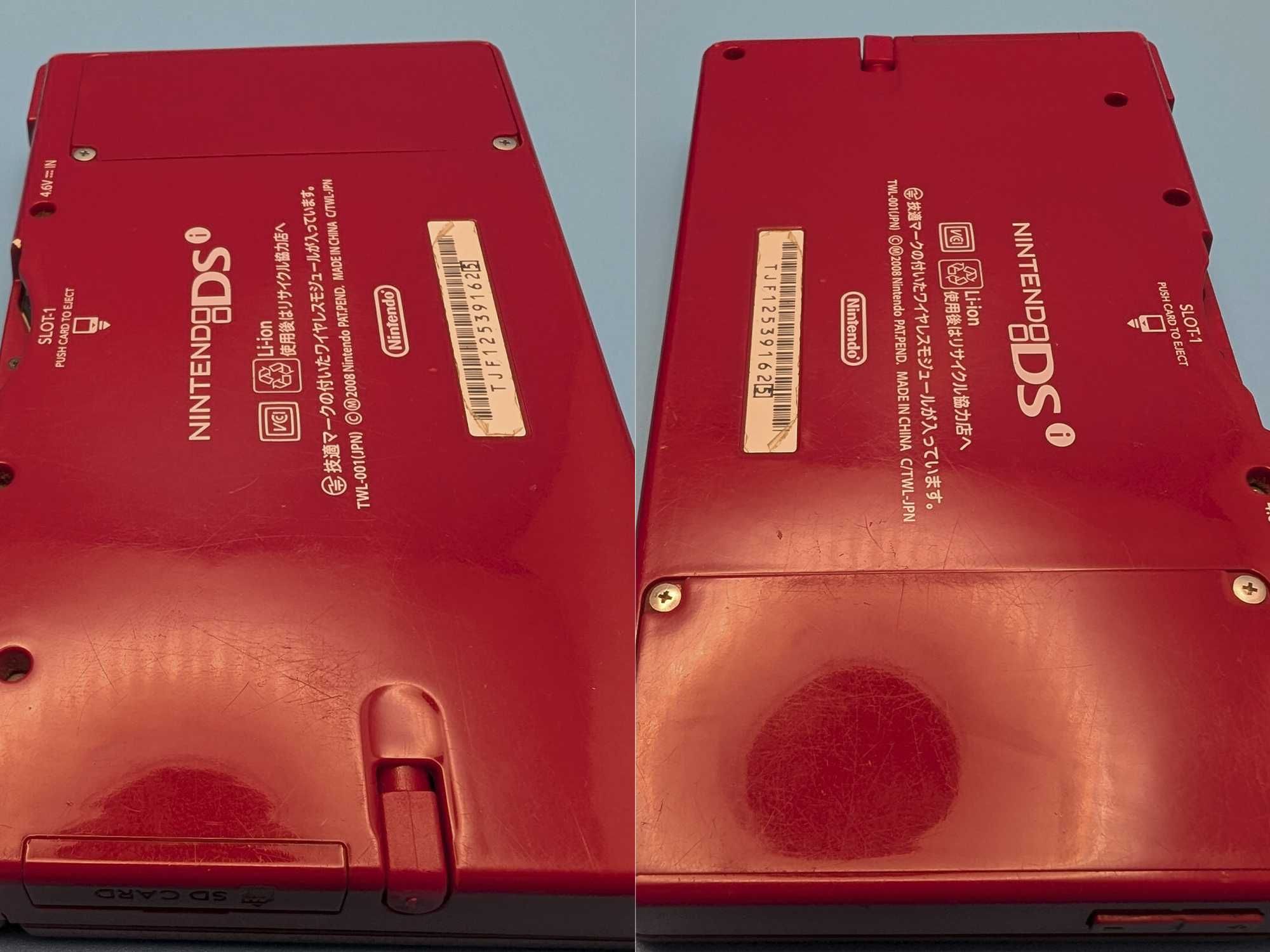 Nintendo DSi (Red, прошитая, с играми, новый АКБ)