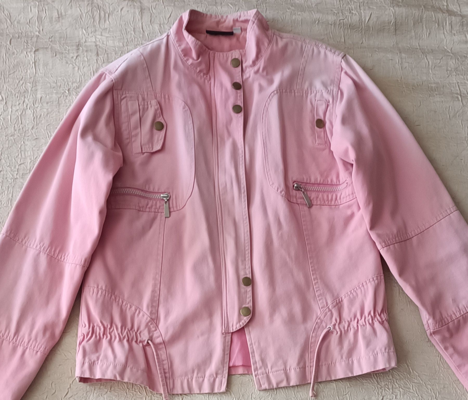 Розово дънково детско яке