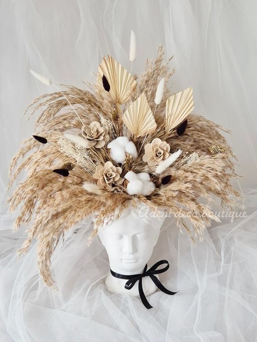 Aranjament floral in vaza din ipsos