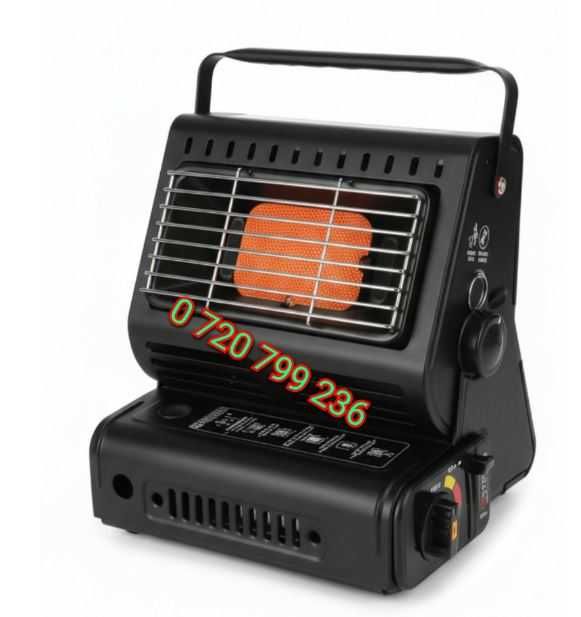 Incălzitor Portabil pe Gaz 2-in-1 ideal camping