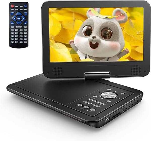 Player DVD portabil YOTON de 12,5" cu ecran rotativ HD de 10,5"