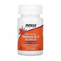 Now Foods Vitamin D3 10 000 iu 120 softgels