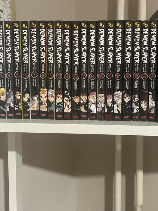 Manga на Demon slayer от vol.3 до vol. 21