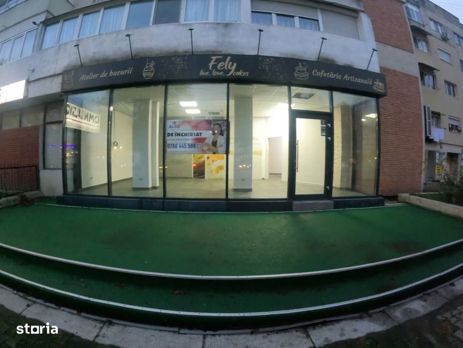Spatiu Comercial de Inchiriat – 105 mp, pe Bulevardul Principal