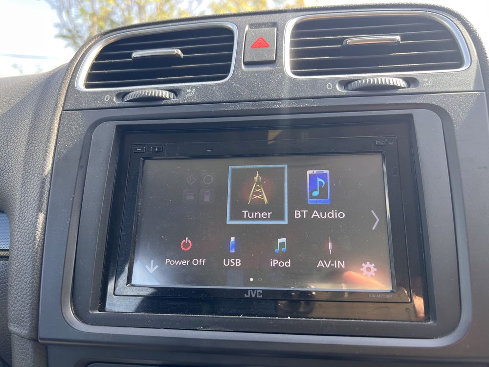 Vand navigatie JVC KW-M730BT VW Golf 6