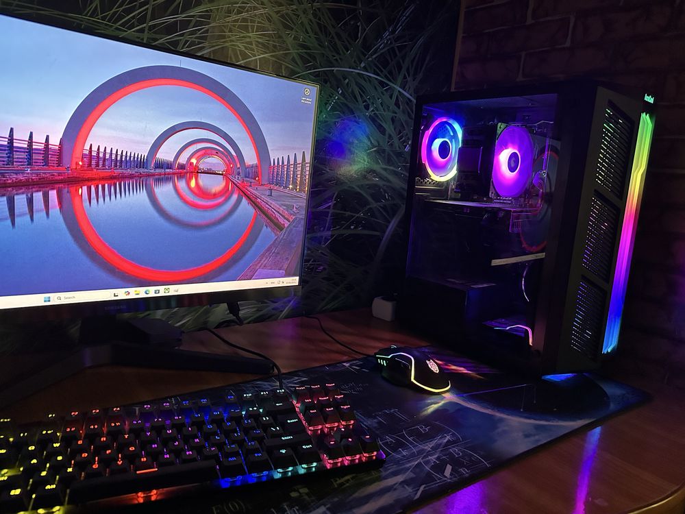 Calculator Gaming + monitor Samsung