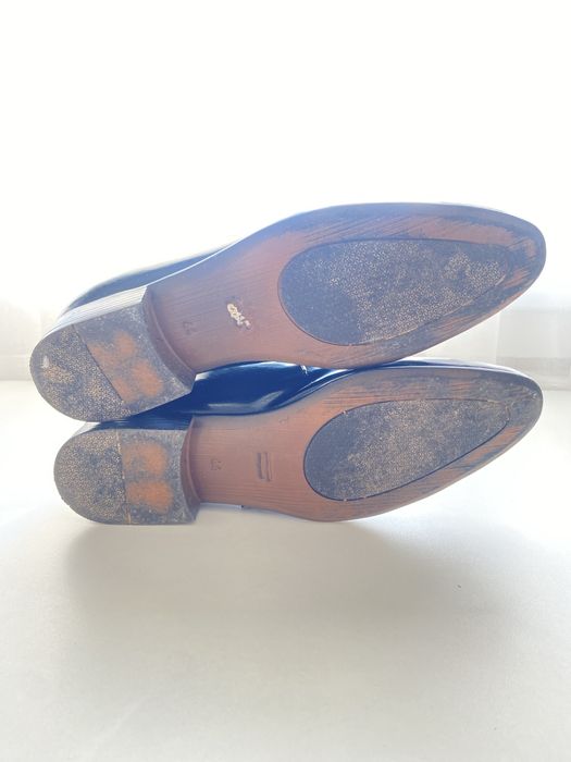 Pantofi lacuiti din piele naturala