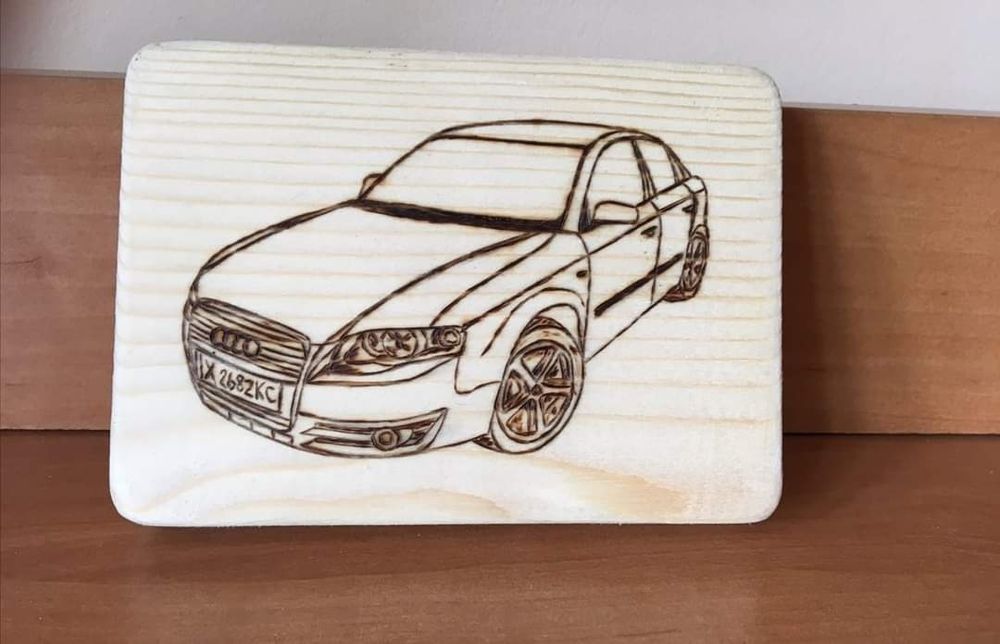 Ръчна пирография върху дърво