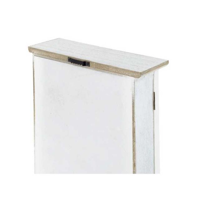 Декоративна кутия за ключове Mercado Trade, Дърво, Бял