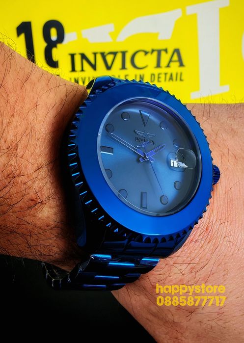 INVICTA Grand Diver automatic Blue 48mm, Инвикта нов ръчен часовник