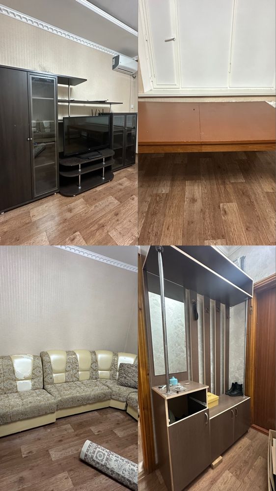 Каждое по 5000тг!!! Продается Стенка, Стол, Диван, Прихожка, Шкаф!!!