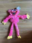 Jucarie de plus Huggy Wuggy, roz, albastra, 40 cm, NOUA