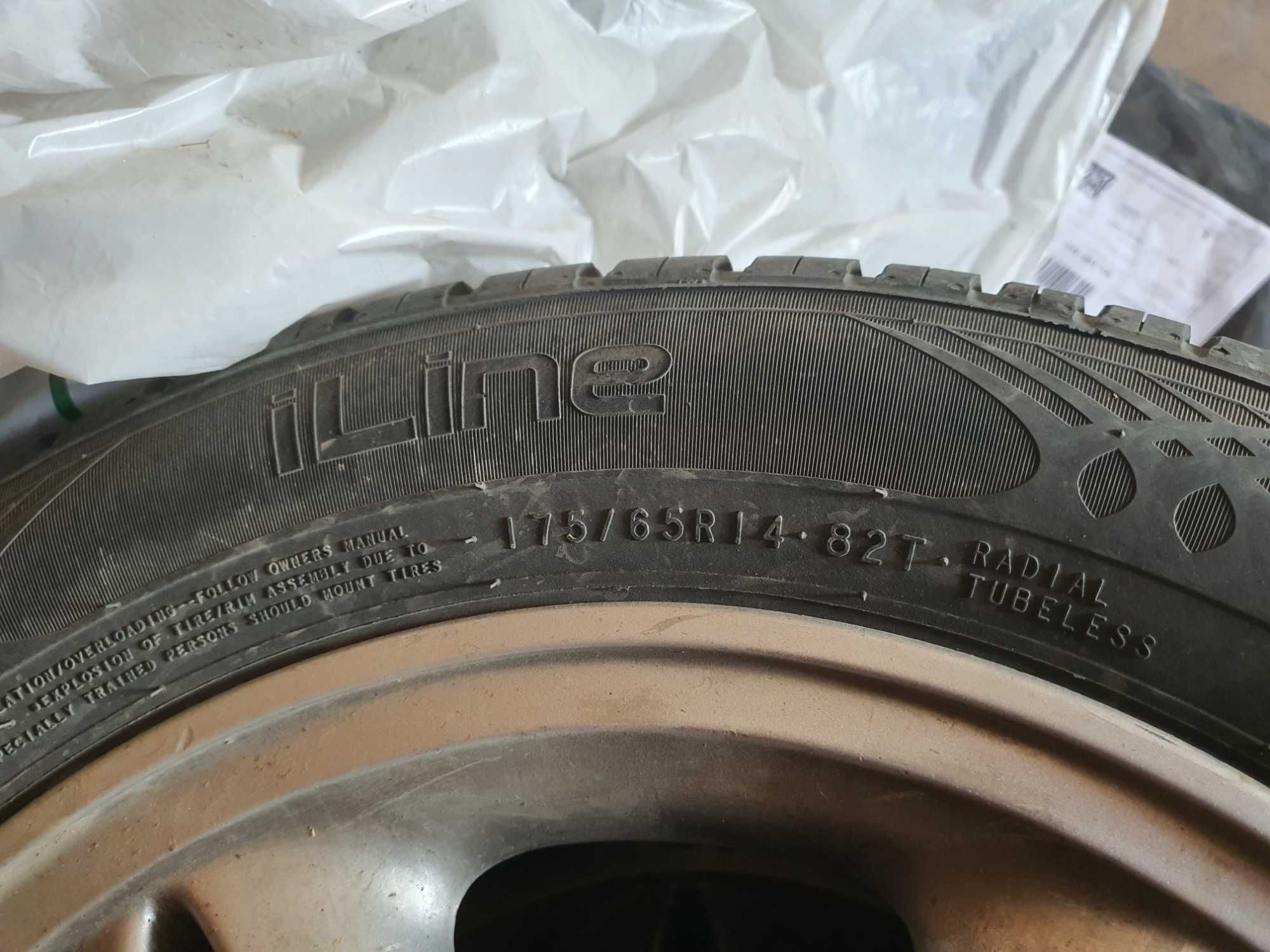 Jante aliaj + cauciucuri de vara Nokian 175/65/r14