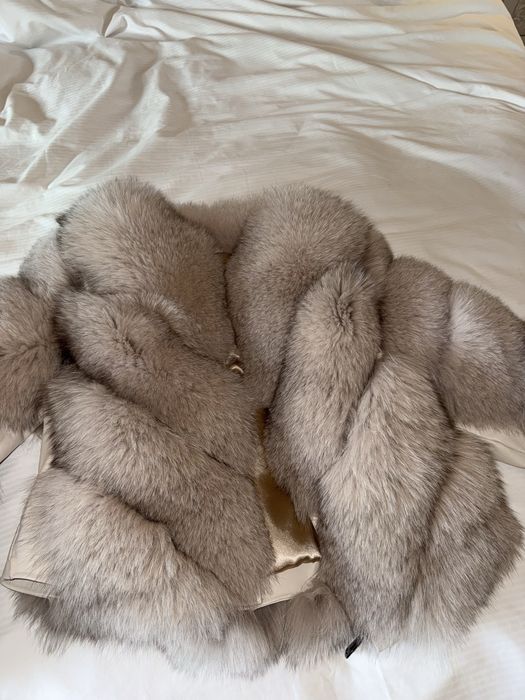 Vand blana naturala vulpe bej/crem