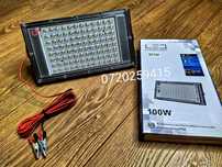 Proiector LED 12V Camping, Pescuit, Slim 100W=950W, 9500LM, 6000K, 12V
