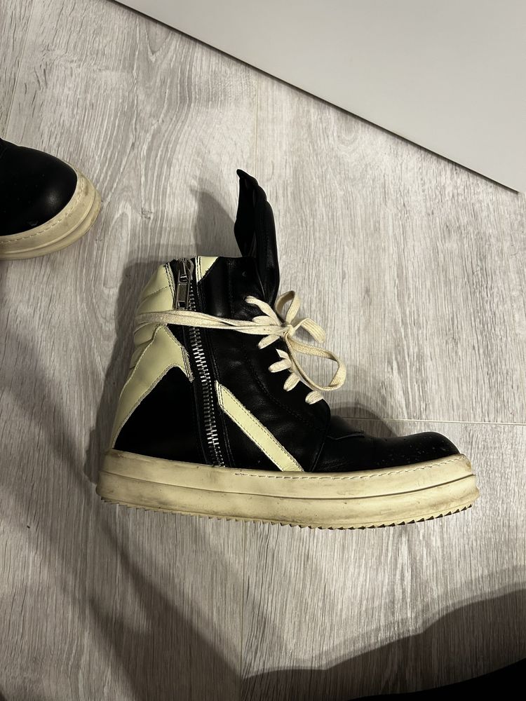 Rick Owens Geobaskets (nu raff simons, balenciaga, maison margiela)