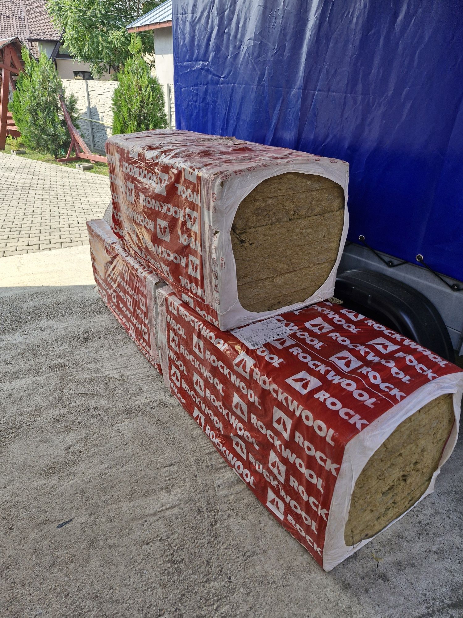 Vand 3 baxuri vată bazaltică Rockwool