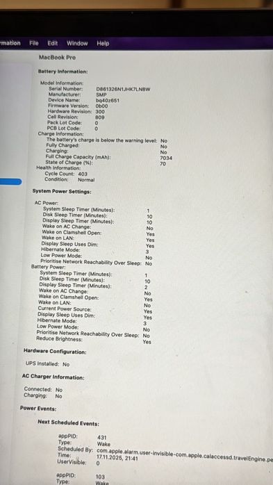 Macbook Pro 2019 16 inch