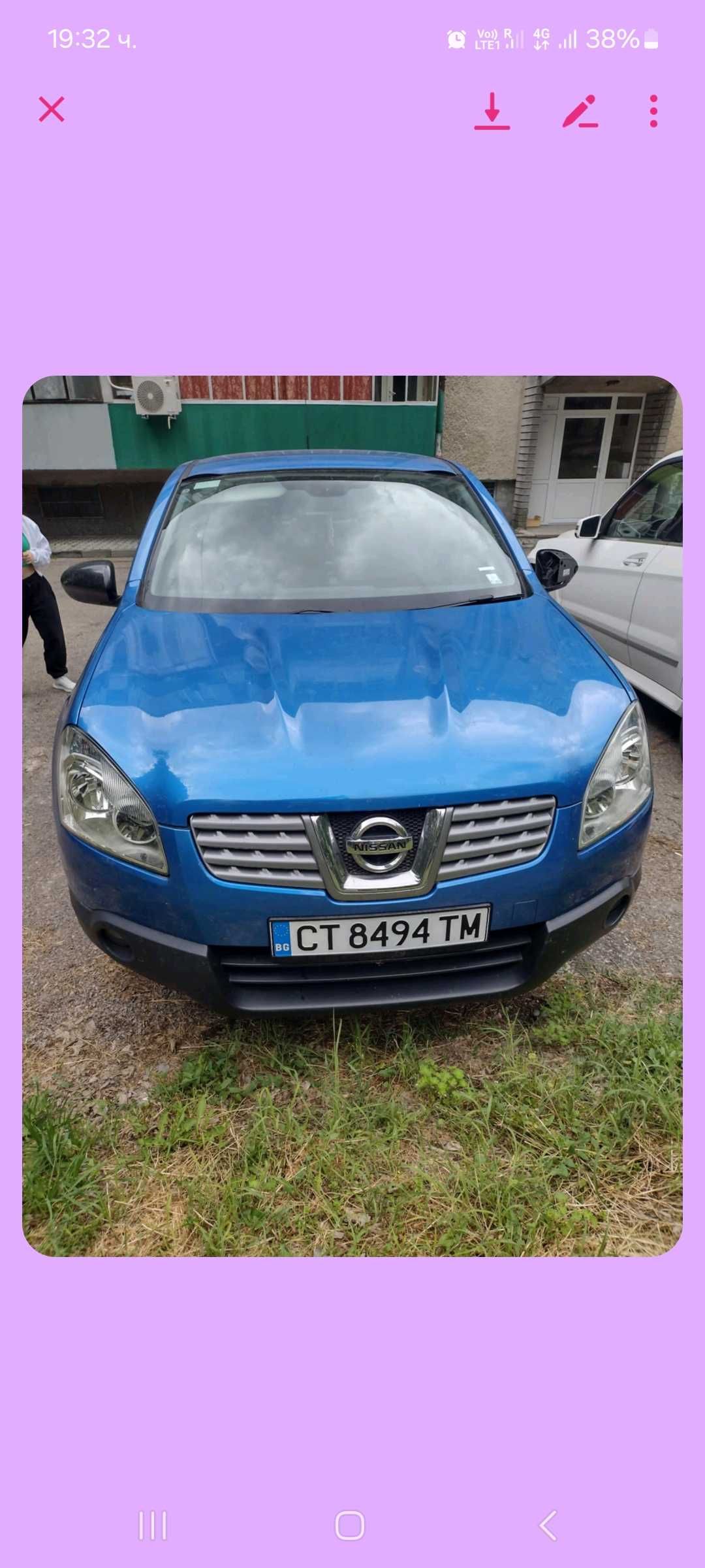 Продавам Nissan Qashqai DCI
