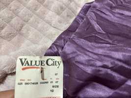 100% silk Lavender Purple Skirt Emanuel Ungaro