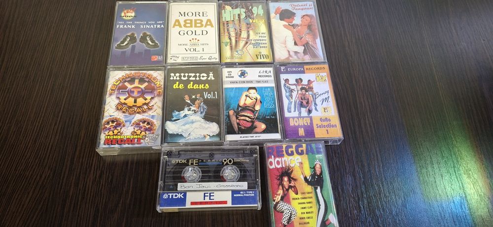 Casete audio originale si de taraba 22 buc.