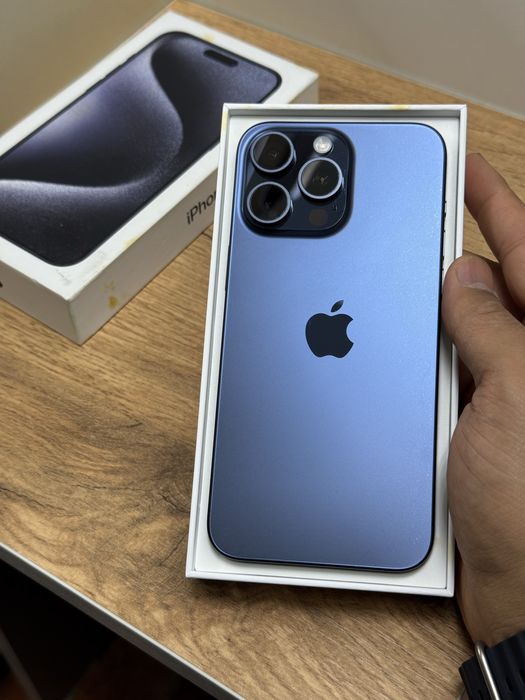  iPhone 15pro max 5G 256gb AA/A blue titanium