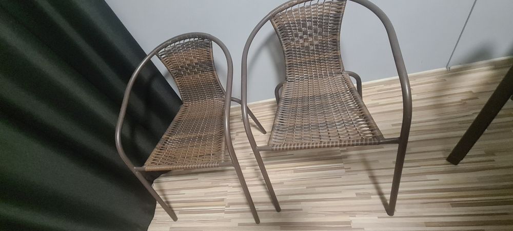 2 броя градински ратанов стол