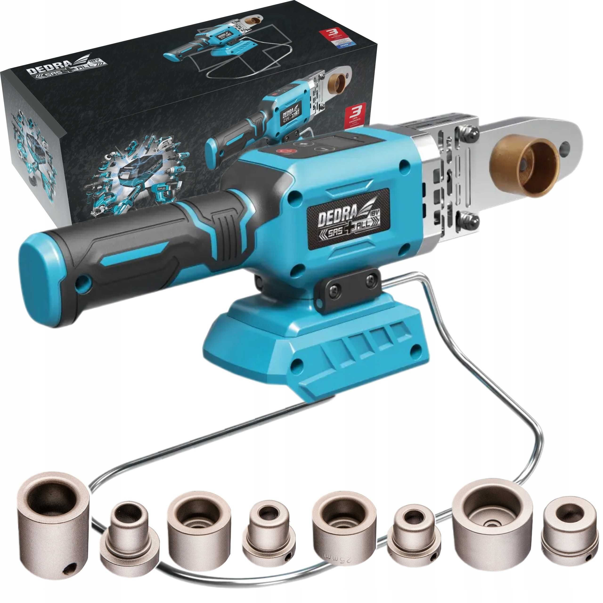 Поялник за полипропилен DEDRA DED6914 SAS+ALL, 18V, 16-32mm, 340°C