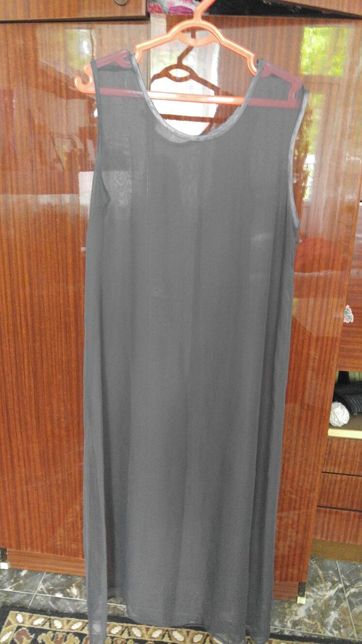 Платье сарафан летнее двойное 50 размер