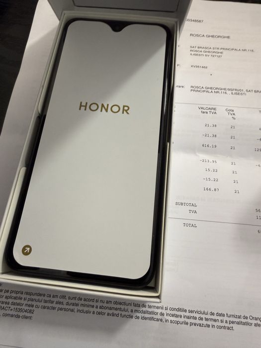 Honor 400 smart , 128/4 , nou, garantie/factura