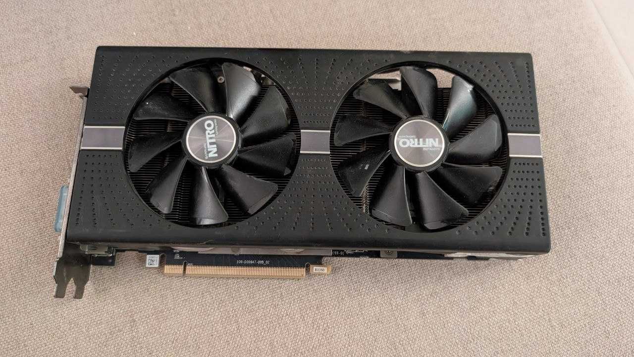 Placa video ATI Sapphire Nitro +  RX 580 8G G5 servisata pasta termica