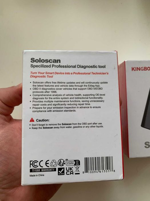 Diagnoza OBD Bluetooth KingBolen SoloScan BMW control bidirectional