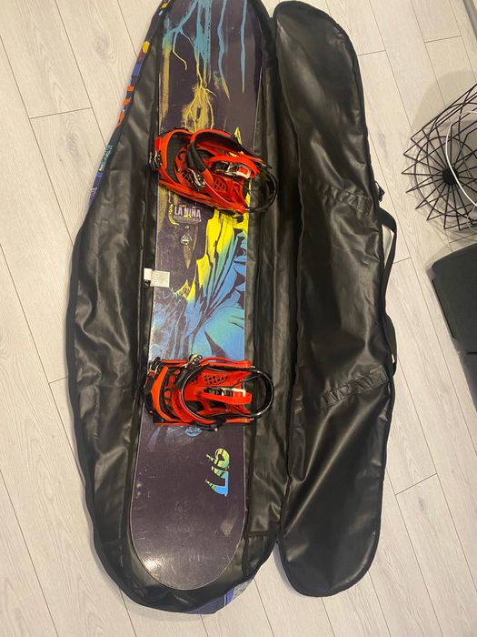 Snowboard Lib Tech La Nina 162 + Legaturi K2 fast strap