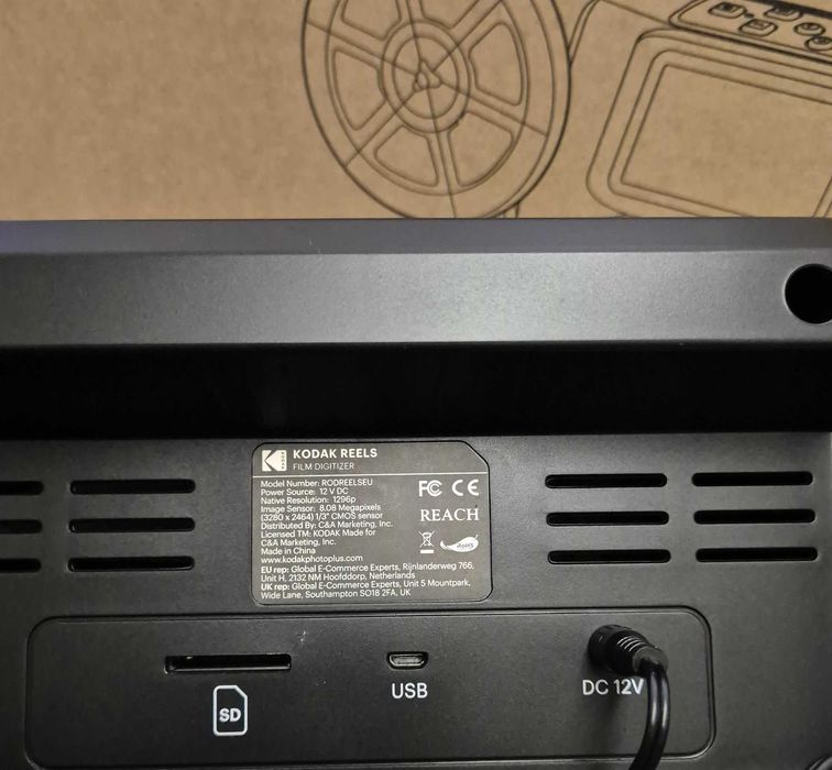 KODAK REELS 8mm Филмов дигитайзер Цифров скенер