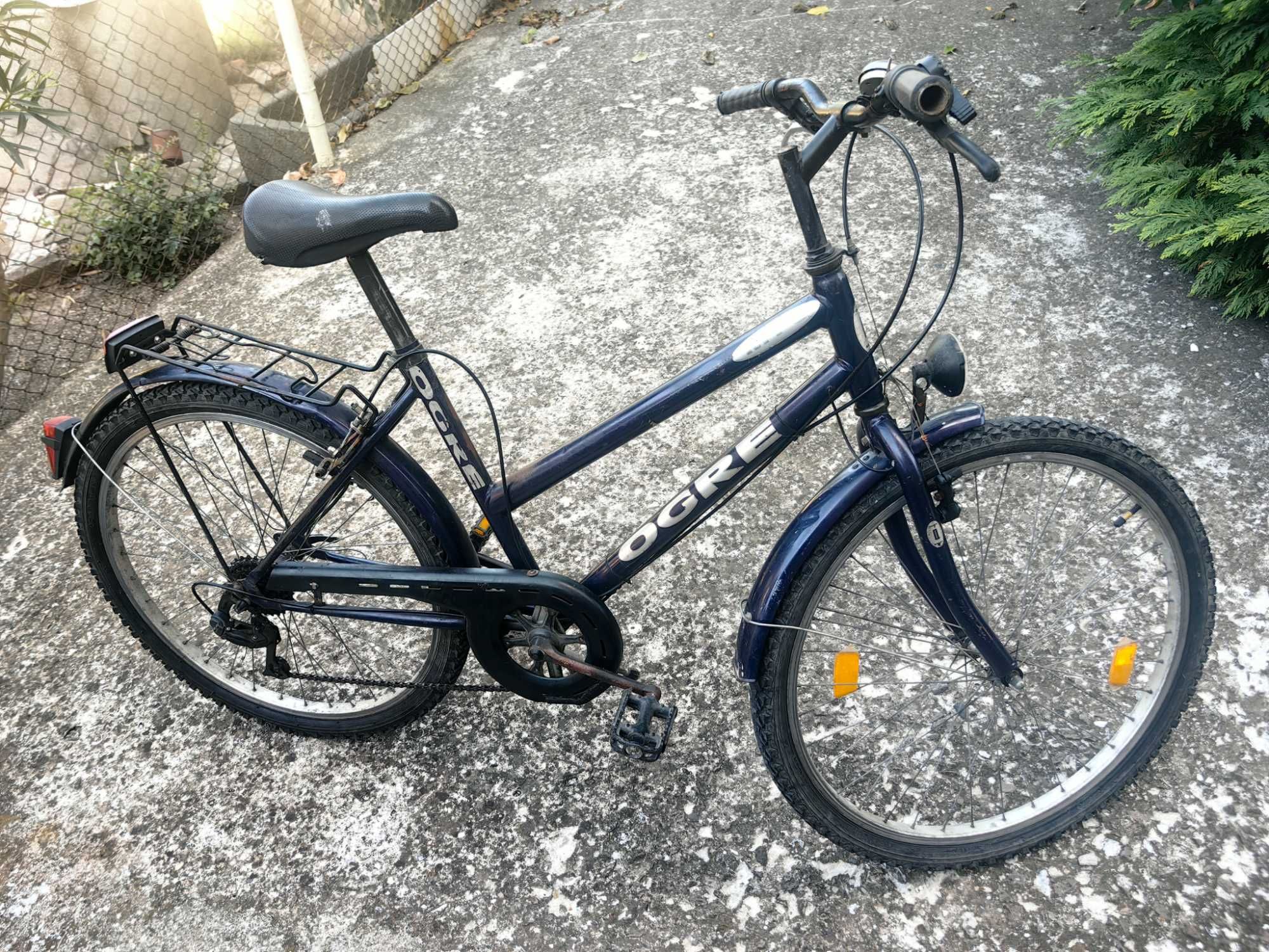 Велосипед OGRE 26" 6 скорости, Фар, Багажник
