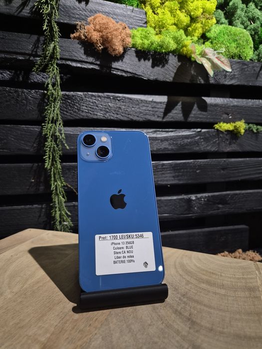 iPhone 13 256gb Blue Neverlocked Bat 100%/Fact+Garantie