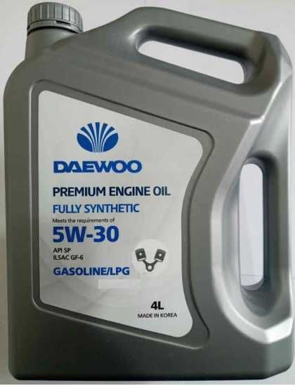 5W-30 SP 4L Daewoo моторное масло