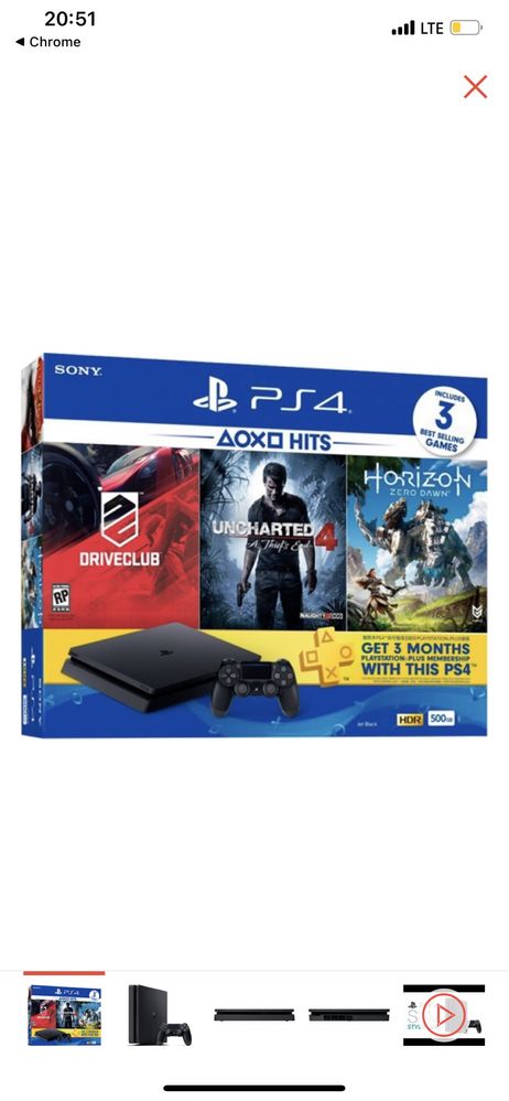 Sony PlayStation 4 slim 500 gb