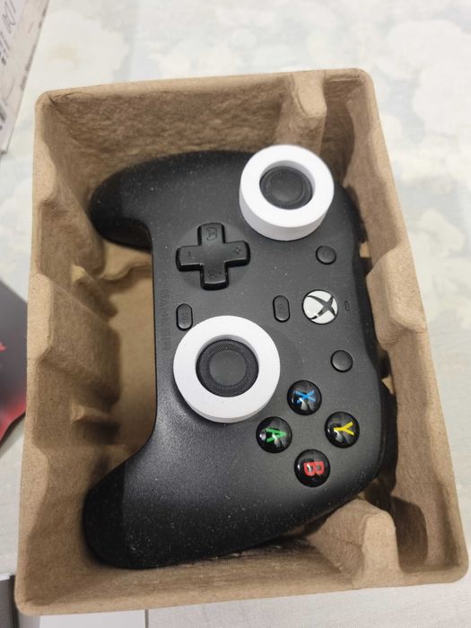 Controller Gamepad Gamesir cu fir pentru Xbox PC G7 SE HE Alb GAMEPASS